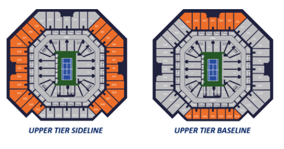 Plano US Open Arthur Ashe Stadium